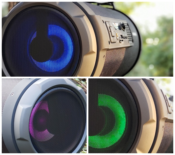 Динаміки Real-EL X-730 мають RGB підсвічування
