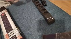 Распаковка Сетевой удлинитель Real-El RS-6 Protect USB Charge 1.8 м Black с Rozetka