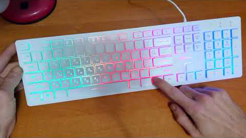 Огляд дротової клавіатури Real-El Comfort 7070 Backlit USB