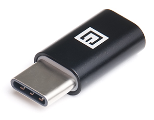 Aдаптер REAL-EL USB micro F-type C