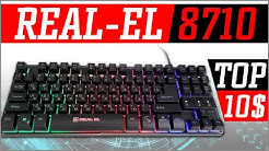 REAL-EL 8710. Шикарная Мембранная Клавиатура с Подсветкой За Копейки!