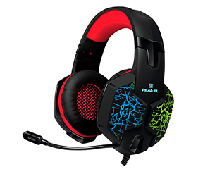 Игровые стереонаушники с микрофоном REAL-EL GDX-7750