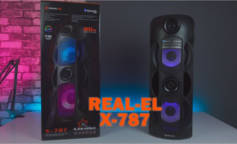 Портативная акустика REAL-EL X-787