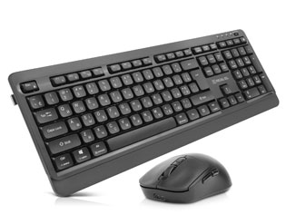 Беспроводная клавиатура и мышь REAL-EL KIT-555W