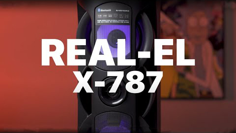 Портативная акустика REAL-EL X-787