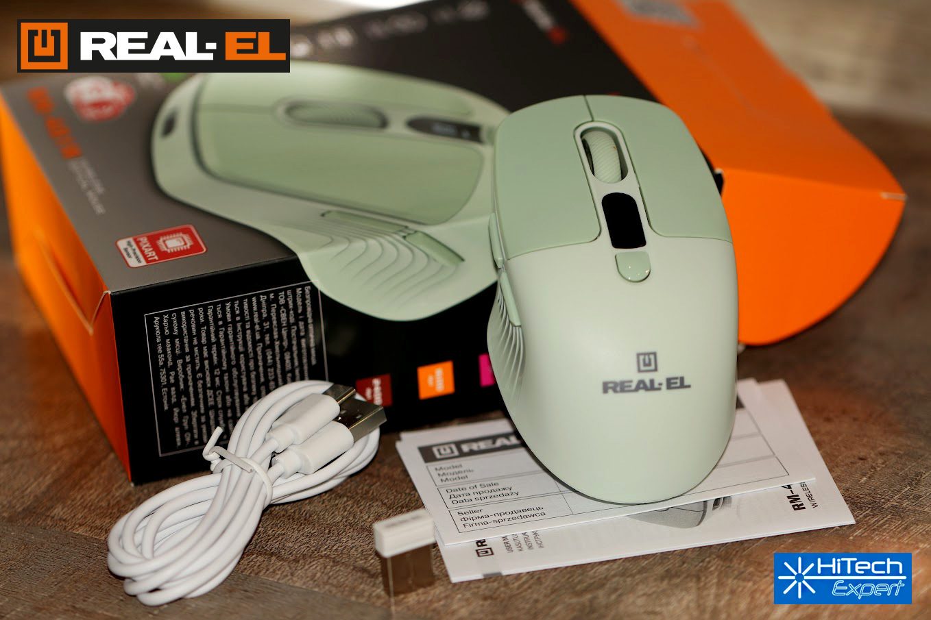 REAL-EL RM-481W – беспроводная мышка с дисплеем