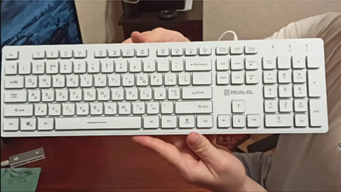 Огляд Клавіатура Real El Comfort 7070 з Rozetka