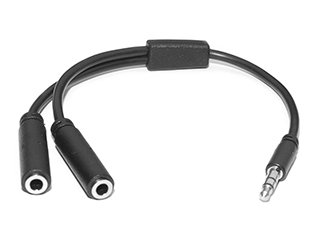 Кабель REAL-EL Audio Pro 3.5 mm M - 2 x 3.5 mm F