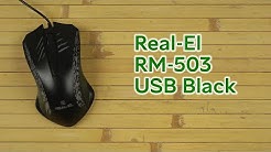 Розпаковка REAL-El RM-503 USB Black