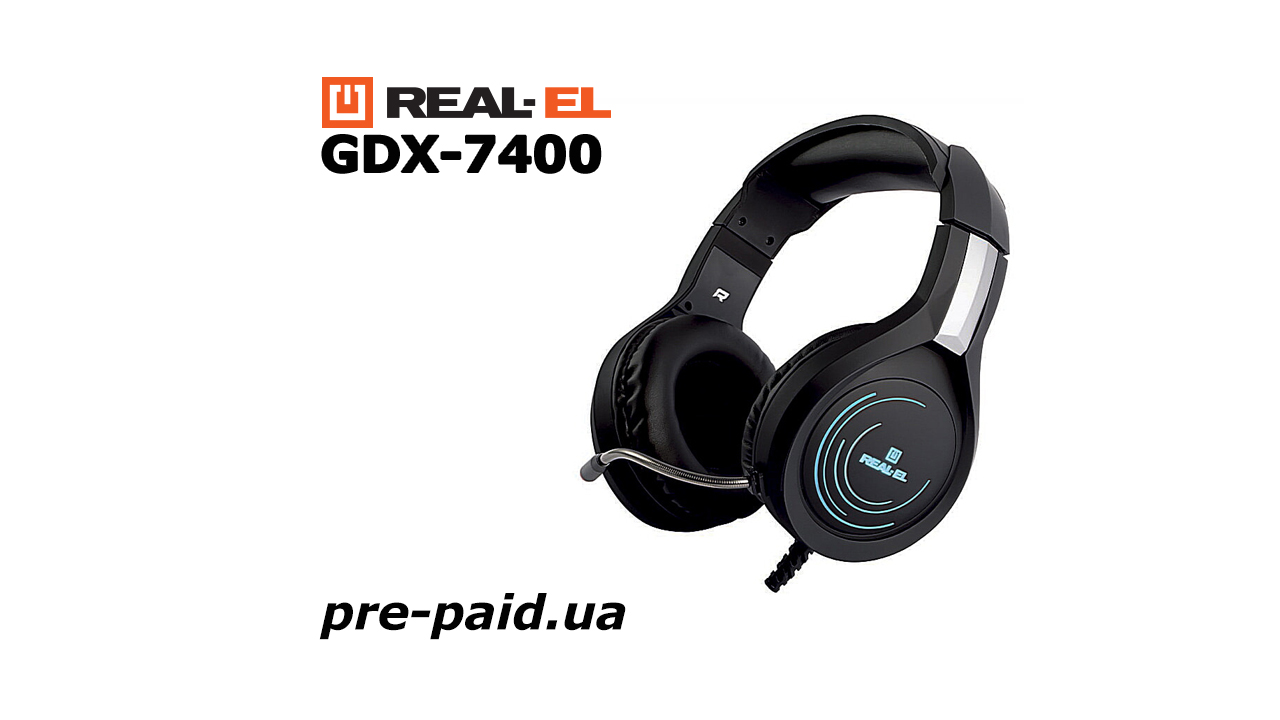 Обзор игровой гарнитуры REAL-EL GDX-7400 BACKLIT