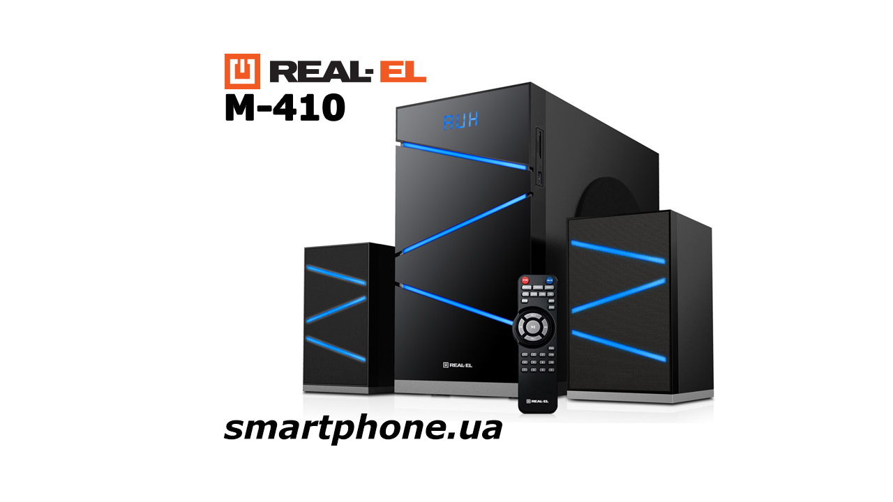 Обзор REAL-EL M-410 – играет с подсветкой!