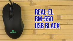 Розпакування Real-El RM-550 USB Black