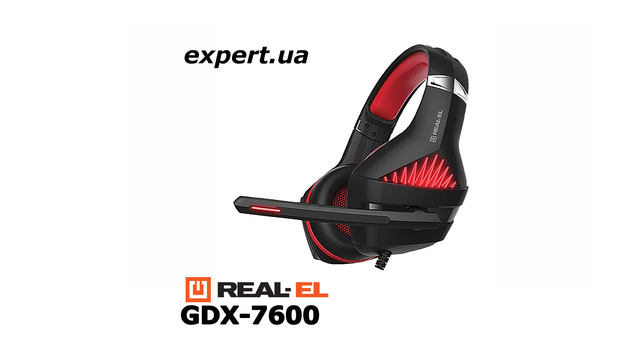 Огляд REAL-EL GDX-7600 - ваша перша ігрова гарнітура