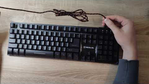 Огляд клавіатури REAL-EL 8700 Backlit USB з Rozetka